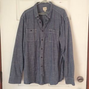 G.H.Bass 100% cotton long sleeve shirt XL